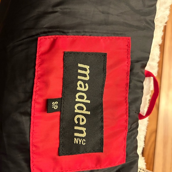 Madden NYC Junior Puffer Jacket  - Red - S/M - Picture 2 of 7